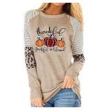 Sz S Long Sleeve Fall Ladies Baseball Shirt A88
