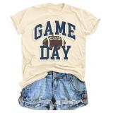 SZ M Football Shirts Game Day  Woman AZ2