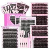YIDUO 4 Styles Lash Clusters Kit A74