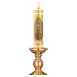 Communion Gift Mother Mary Candel w Holder A63