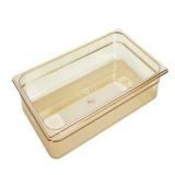 6X RUBBERMAID 2.5' DEEP AMBER  B98