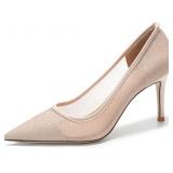 Sz8.5 Women's High Heel Wedding Shoes A76
