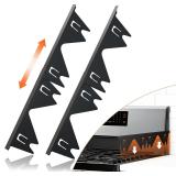 Stainless Steel Stove Gap Filler Black A76