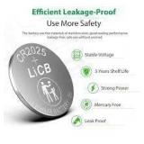 60ct LiCB CR2025 Batteries A17