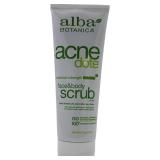 2X/BID 8oz AlbaBotanical Acne Face/Body Scrub A111