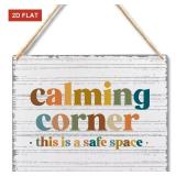 8x10' Calming Corner Hanging Sign A111