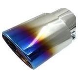 Zorfeter Car Exhaust Throat Tail Pipe Blue A88