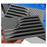Black American Flag Emblem Tail Cover A88
