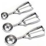 Set Of 3 Ice Cream Scoops A23