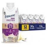 12Pk Vanilla Ensure Max Protein 11oz A67