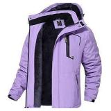 Men's Ski Snow Jacket Purple Sz L A108
