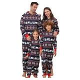 Sz XL Mens Christmas Onesie PJ Navy Bear A91