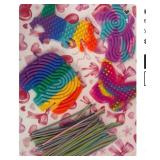 4pk sensory activity board, fidget toys AZ42