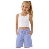 3pk Girls Athletic Bermuda Shorts AZ35