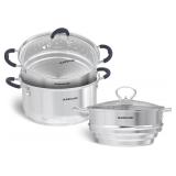 Stainless Steel 5 Quart 3-Ply Steamer AZ11