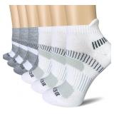 2X/BID L Women's Running Cushioned Ankle Sock AZ11