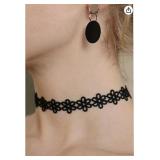 10pk djustable Black Velvet Chokers AZ42
