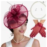 Fascinator Hats for Women Tea Party Set AZ42