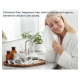 Big Otters 100pc Expandable Face Towels White A113