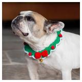 2X/BID Huhumy 16-21' Christmas Pet Collar A112
