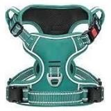 Sz XS Timos Dog Harness Teal/Black A112