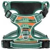Sz M Timos Dog Harness Teal Green Mountains A112