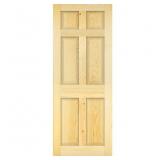 $199 RELIABILT 30x80 6' Pine Interior SlabDoor C44