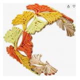 RUOFFETA Women's Raffia Cuff Bracelet AZ35