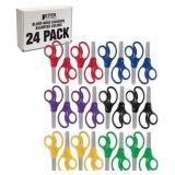 Better Office Products 24 Pack Blunt Scissors A17