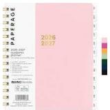 2X/BID Paperage 26-27 Planner Pink A88