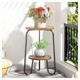 Refgy Plant Stand Indoor/Outdoor 2-Tier A108