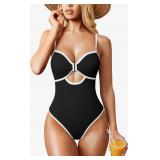 SZ Sm OQQ Womenï¿½s One Piece Swimsuit AZ34