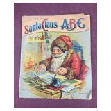 Vintage Santa Claus ABC book, has wear, tear and