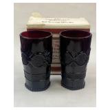 AVON 1876 CAPE COD COLLECTION RUBY RED TALL