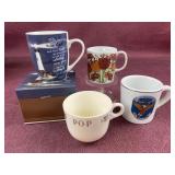 (4) Vintage Coffee Mugs