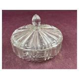 Vintage Anchor Hocking Clear Glass Old Cafe Candy