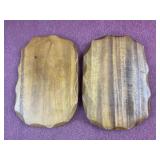 (2) Teakwood Trivets Made in Thailand