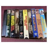 (10) Assorted VHS tapes