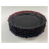 (6) Vintage Avon 1876 Cape Cod Collection Dessert