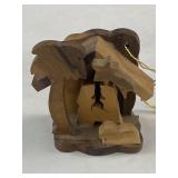 Mini OliveWood Nativity 3' Ornament 2 1/4'