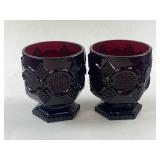 (2) Vintage AVON Ruby Red Cape Cod Juice Beverage