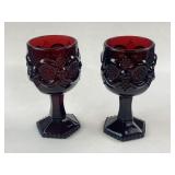 (2) Vintage Avon Cape Cod Cordial Glasses/Goblets