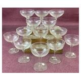 (13) Champagne glasses