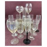 (14) Assorted pieces of stemware