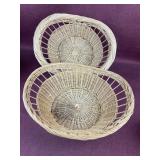 (2) Storage Baskets