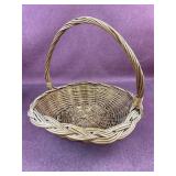Braided and wicker basket, Made in Yugoslavia