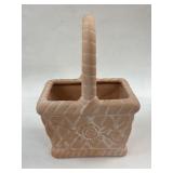FTD Pottery Basket/Planter Weave Look 9.5' Tall