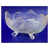 Vintage Jeanette Lombardi Footed Clear