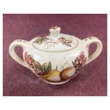 Vintage Fruit Arbor sugar bowl, Japan