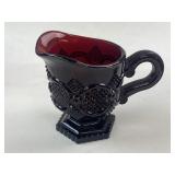 Vintage Avon 1876 Cape Cod Ruby Red Creamer